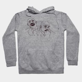 Steve Harvey Laughing Serious Meme Hoodie